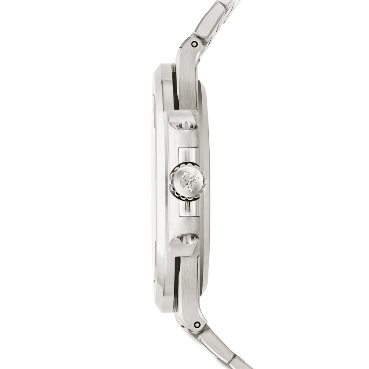 Patek Philippe Nautilus Blue Dial Silver Stainless Steel Chain