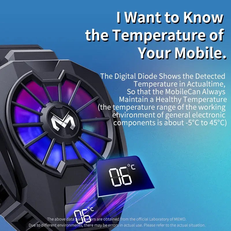 MEMO DL05 – Best Cooling Fan With RGB LED Display For Gaming