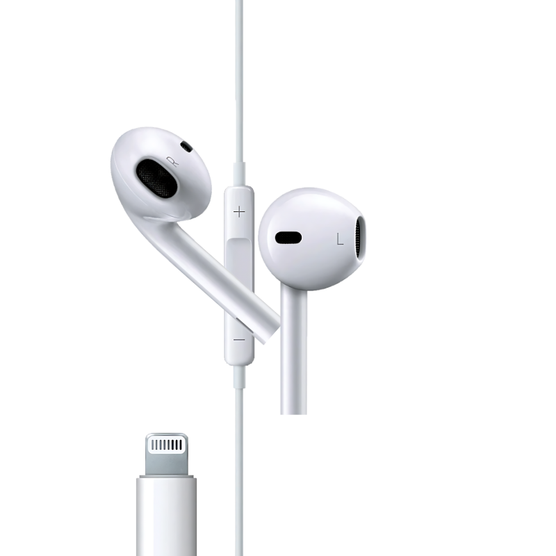 Apple Original Headphones with Lightning Connector With Volume Control and Microphone
