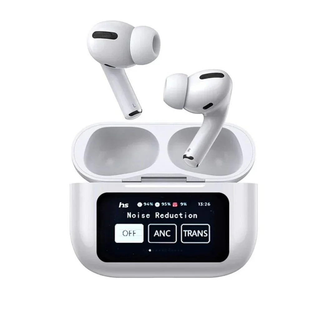 A10 Pro ANC Wireless Bluetooth 5.3 Earbuds App Noise-canceling Call Headphones Gaming Touch Screen