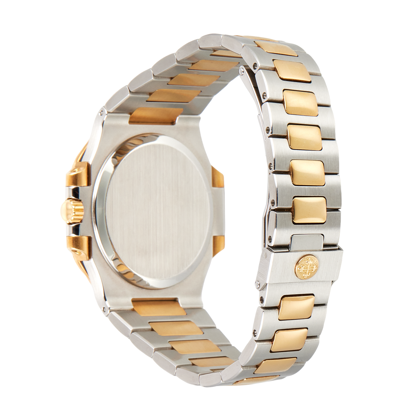 Patek Philippe Nautilus Yellow Gold & Steel White Dial