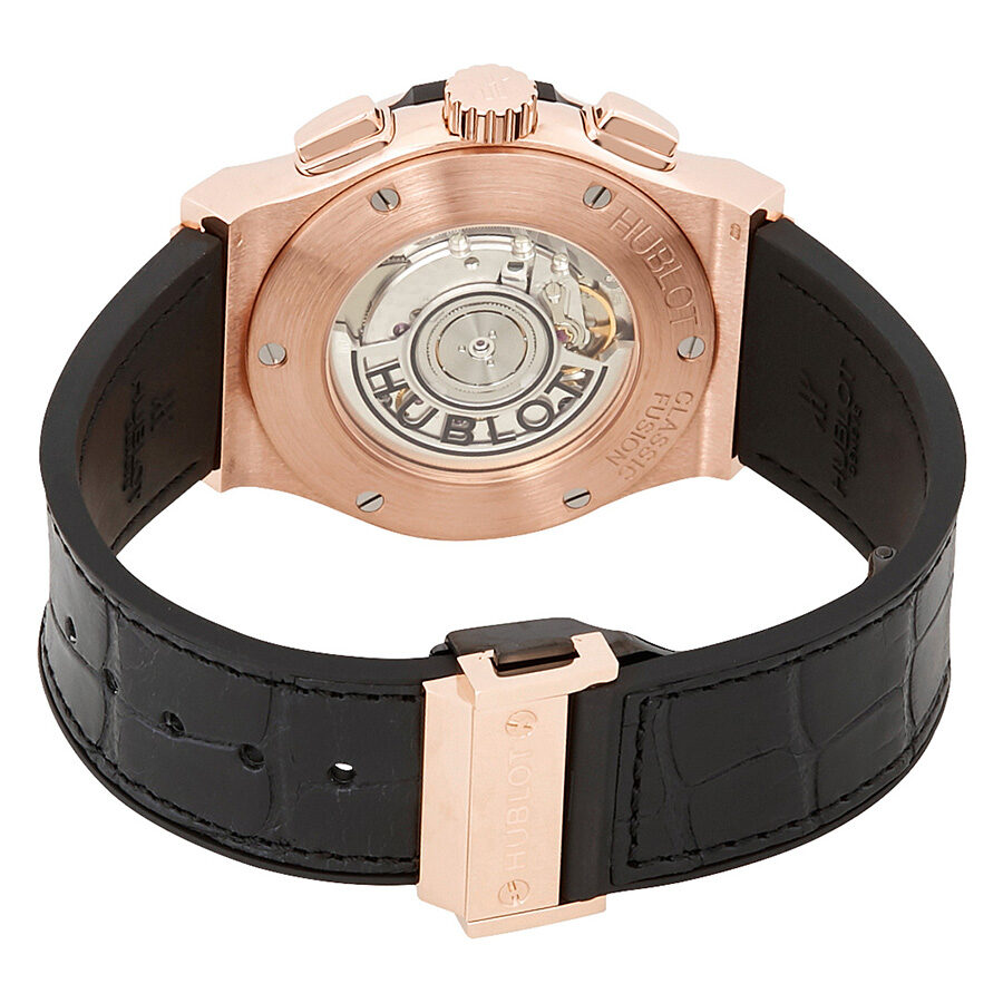 HUBLOT Wristwatch, Big Bang 44 mm, Titanium, Rubber Strap, with Folding Clasp, Skeleton Golden Dial