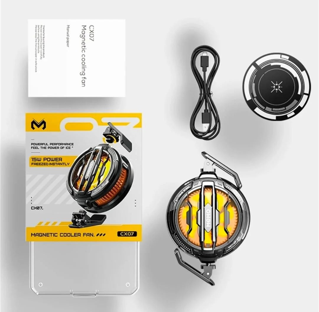 Memo CX07 Mobile Phone Magnetic Cooling Fan Radiator