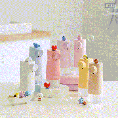 BT21  Soap Dispenser Touchless Automatic Liquid Sanitizer + Refill Soap by BTS