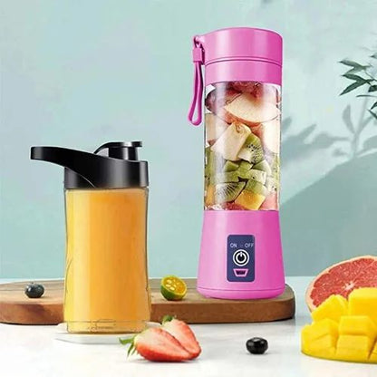 Portable Powerful 6 Blades USB Rechargeable Juicer/Blender