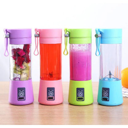 Portable Powerful 6 Blades USB Rechargeable Juicer/Blender