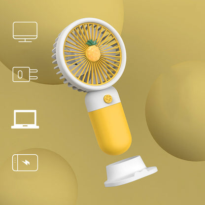 Handheld Fan with Adjustable Speed - Rechargeable USB Battery
