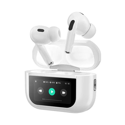A9Pro Wireless Bluetooth Earbuds with Display ANC Noise Cancelling Long Battery Life