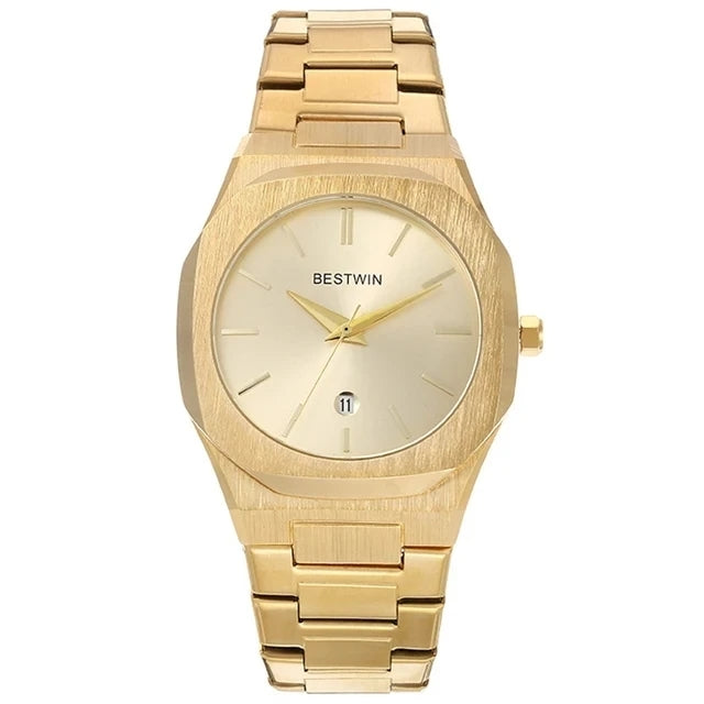 BESTWIN 813 Luxury Brand Trend Men's Wrist Watch Stainless Steel