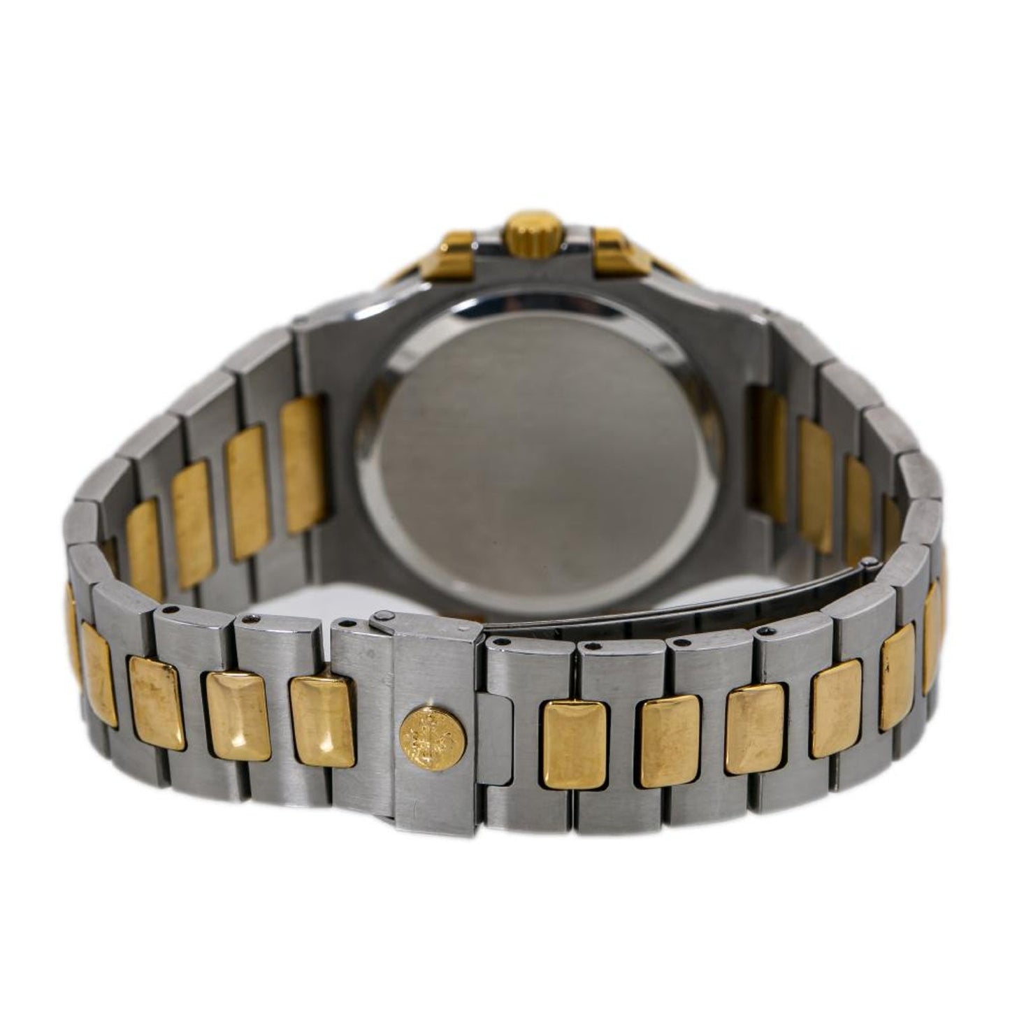 Patek Philippe Nautilus watch in gold and Black stainless steel