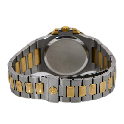 Patek Philippe Nautilus watch in gold and Black stainless steel