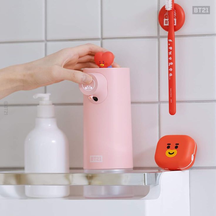 BT21  Soap Dispenser Touchless Automatic Liquid Sanitizer + Refill Soap by BTS