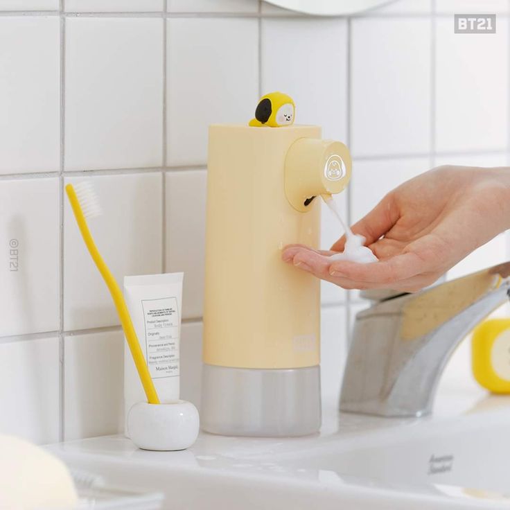 BT21  Soap Dispenser Touchless Automatic Liquid Sanitizer + Refill Soap by BTS