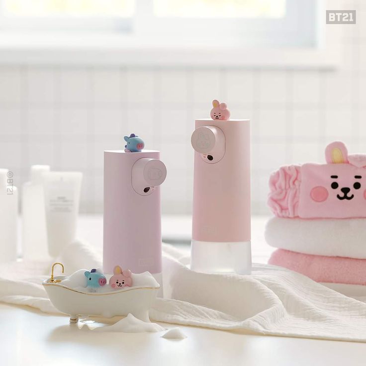 BT21  Soap Dispenser Touchless Automatic Liquid Sanitizer + Refill Soap by BTS