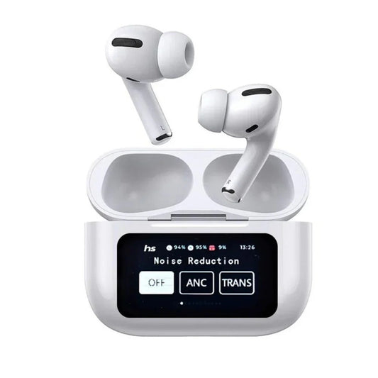 A10 Pro ANC Wireless Bluetooth 5.3 Earphones App Noise-canceling Call Headphones Gaming Touch Screen