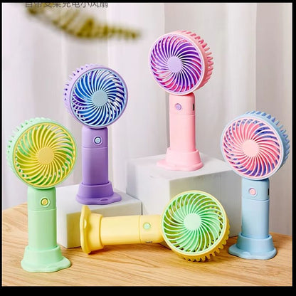 Handheld Fan with Adjustable Speed - Rechargeable USB Battery
