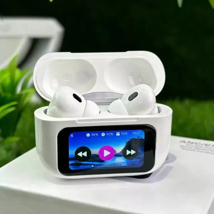 A9Pro Wireless Bluetooth Earbuds with Display ANC Noise Cancelling Long Battery Life
