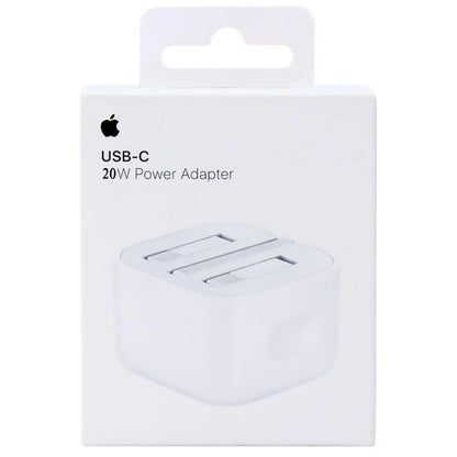 Apple 20W USB-C Power Adapter 3-Pin Plug Original Fast Charger