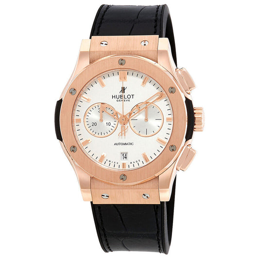 HUBLOT Wristwatch, Big Bang 44 mm, Titanium, Rubber Strap, with Folding Clasp, Skeleton Golden Dial