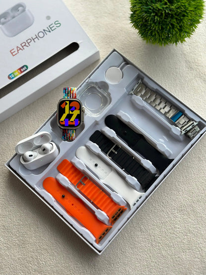I20 Ultra Max Smart Watch 7 Strap With Case and Tws Earbuds